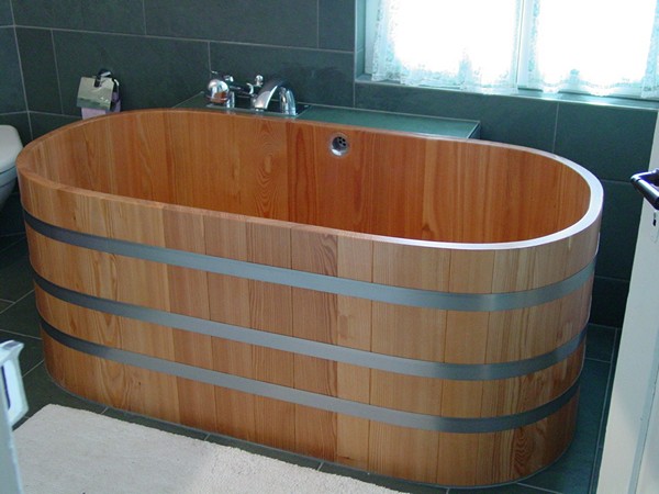 как сделать деревянную ванну