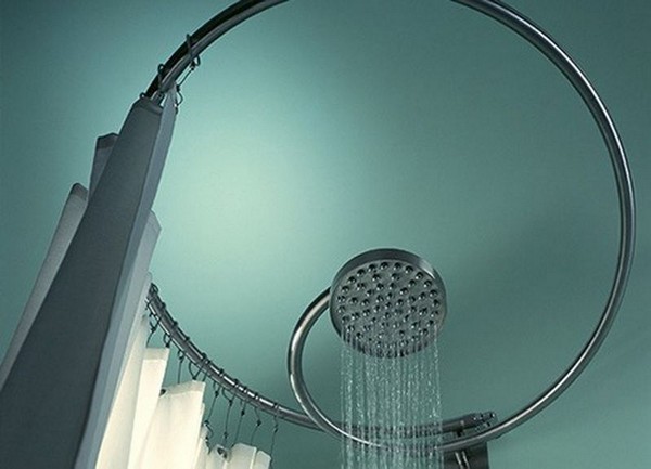 Штанга для шторы в ванную: какие бывают и какую выбрать