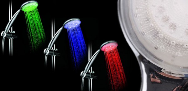 светодиодный душ с подсветкой воды фото