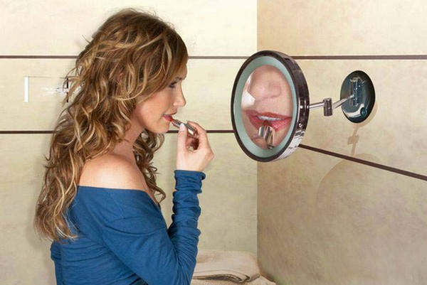 косметическое зеркало для ванной фото