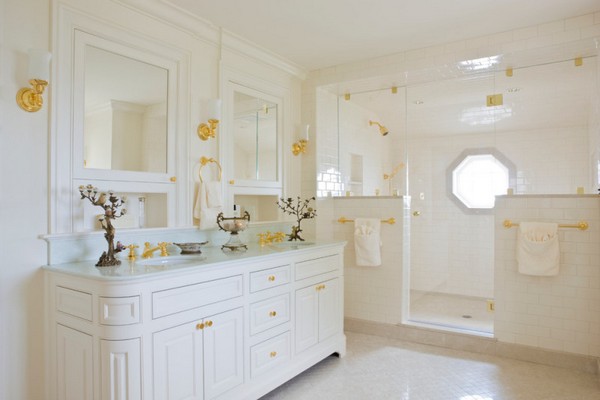 ванная комната в белом цвете фото