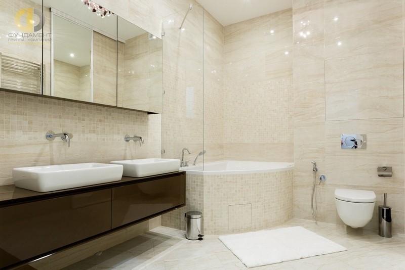 скандинавский стиль в интерьере ванной комнаты фото